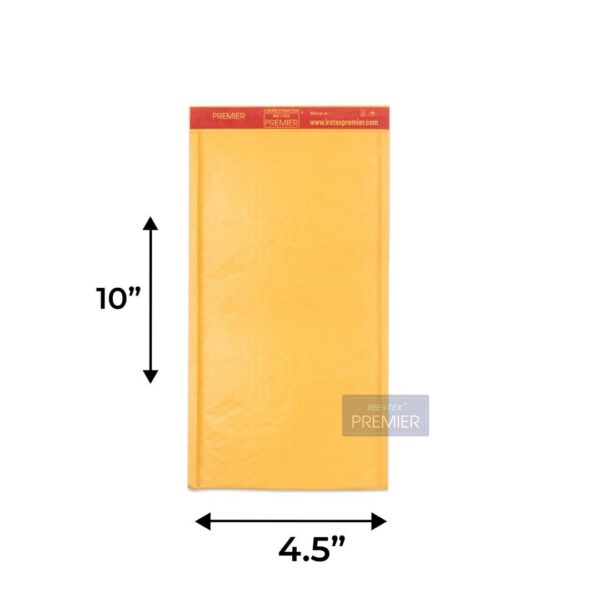 4.5′′ X 10′′ Kraft Paper Bubble Mailers & Padded Envelopes