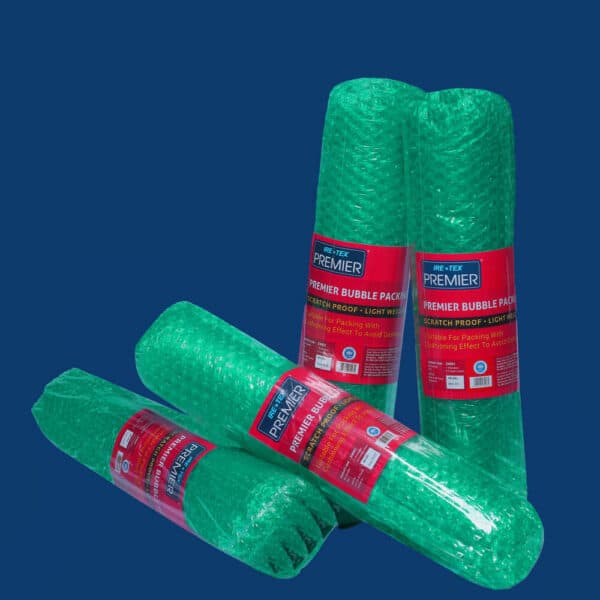 Bubble Wrap & Rolls - Green (Pack of 4 Rolls) - 3.5 Meter